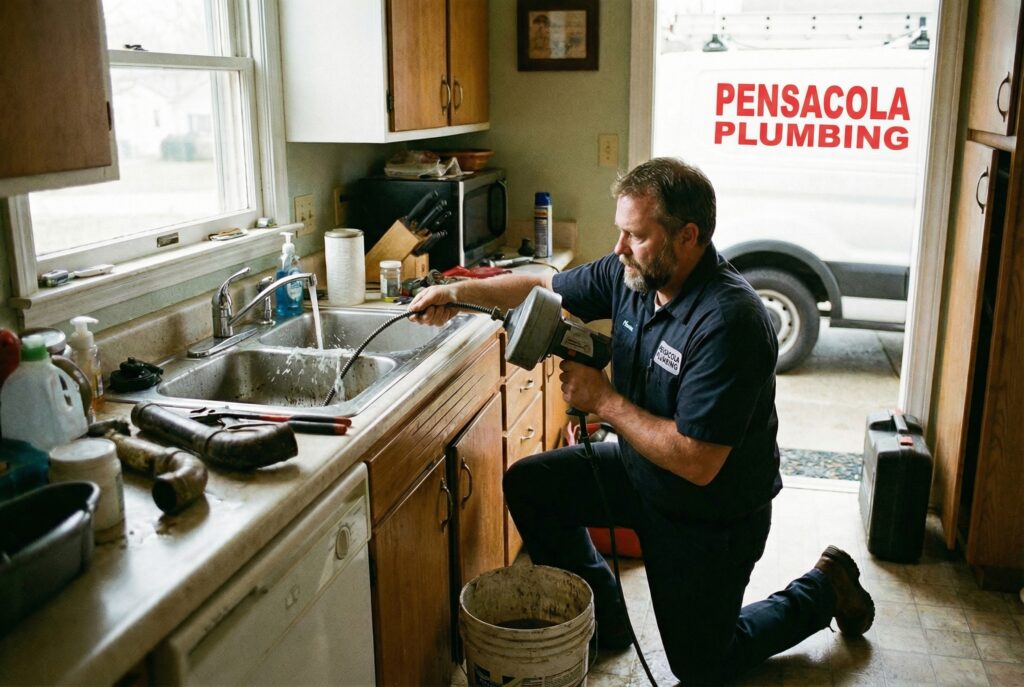 snaking drain